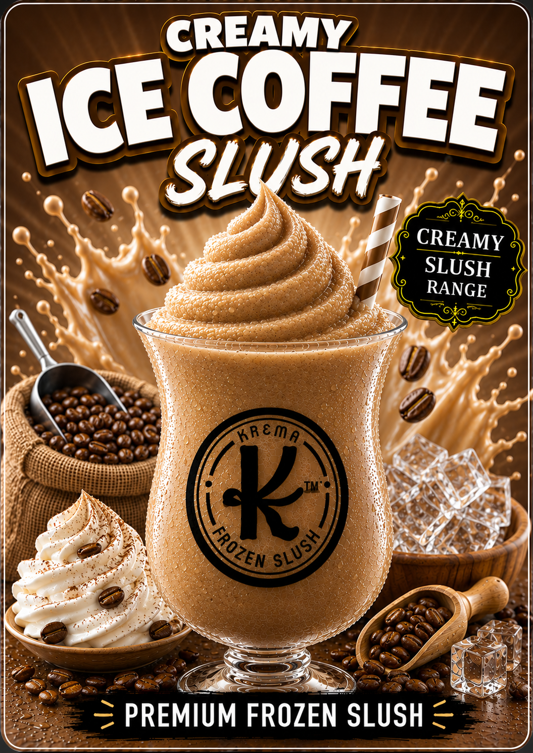 Krema Creamy Ice Coffee Slush