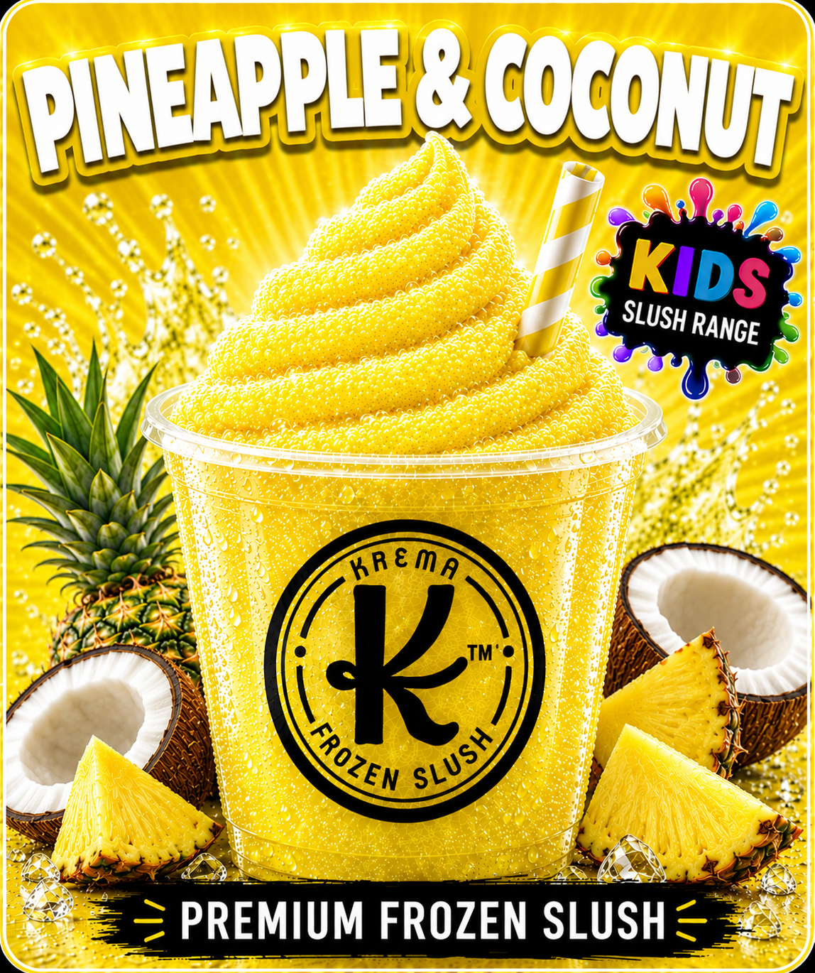 Krema Pineapple and Coconut Slush