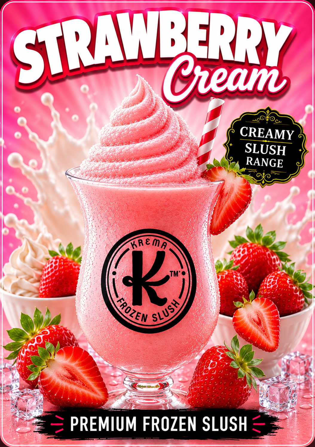Krema Strawberry Cream Slush