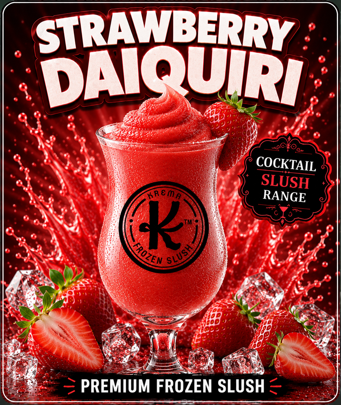 Krema Strawberry Daiquiri Slush